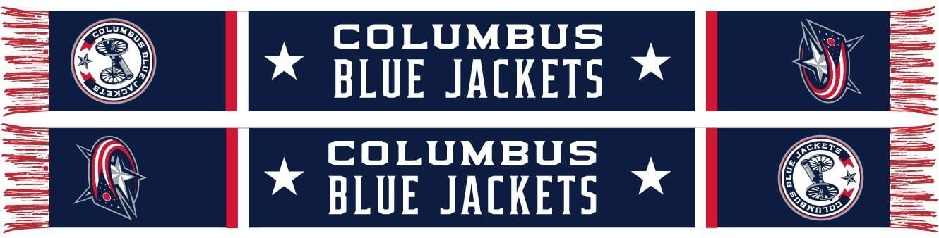 COLUMBUS BLUE JACKETS SCARF - Home Jersey (HD Knit)