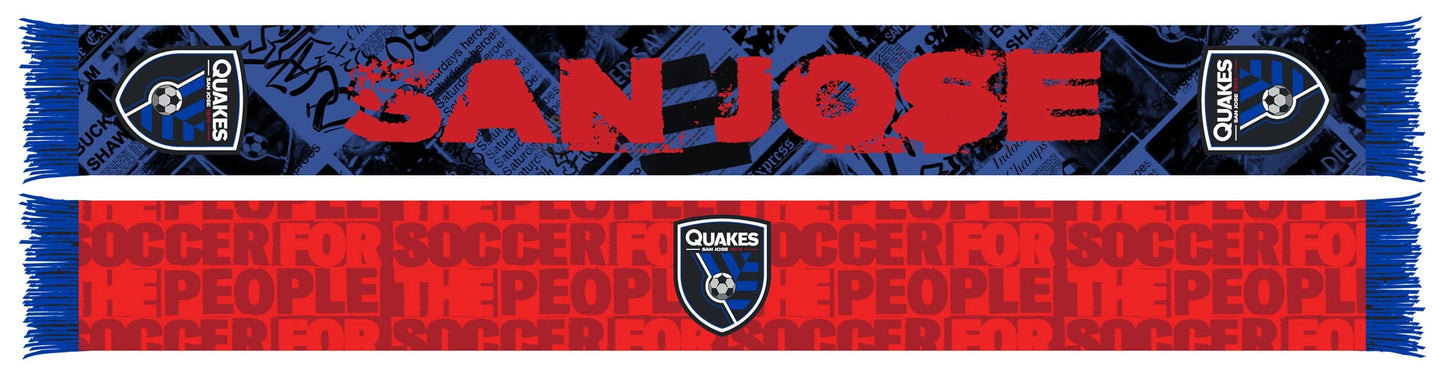 San Jose Earthquakes Jersey Hook Scarf
