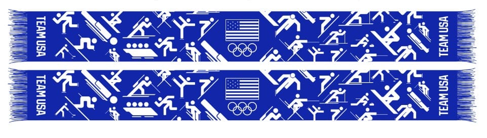 Olympics Team USA Winter Picto Scarf