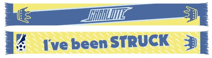 PRESALE: Charlotte FC 3rd Kit Jersey Hook Scarf