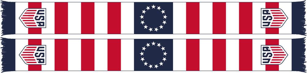 US SOCCER SCARF - Colonial - Ruffneck Scarves - 1