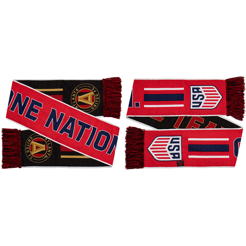 ATLANTA UNITED SCARF- One Nation. One Team. (HD Woven)