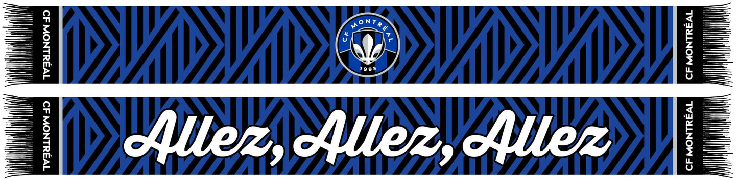 CLUB DE FOOT MONTREAL SCARF - Allez, Allez, Allez (HD Woven)