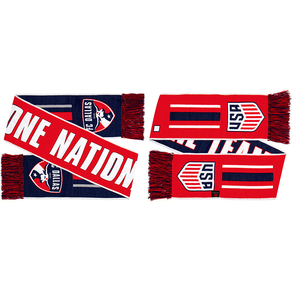 FC DALLAS SCARF- One Nation. One Team. (HD Woven)