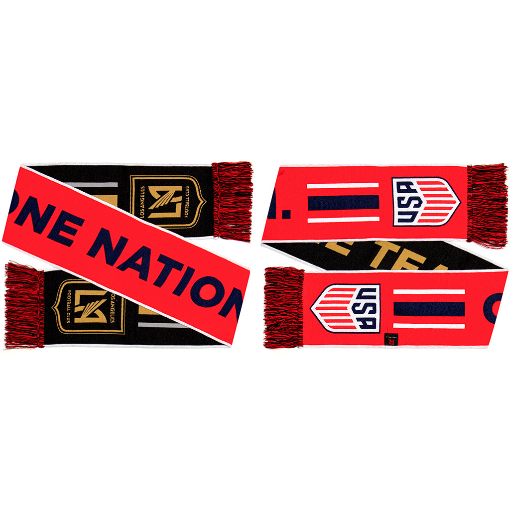LAFC SCARF- One Nation. One Team. (HD Woven)