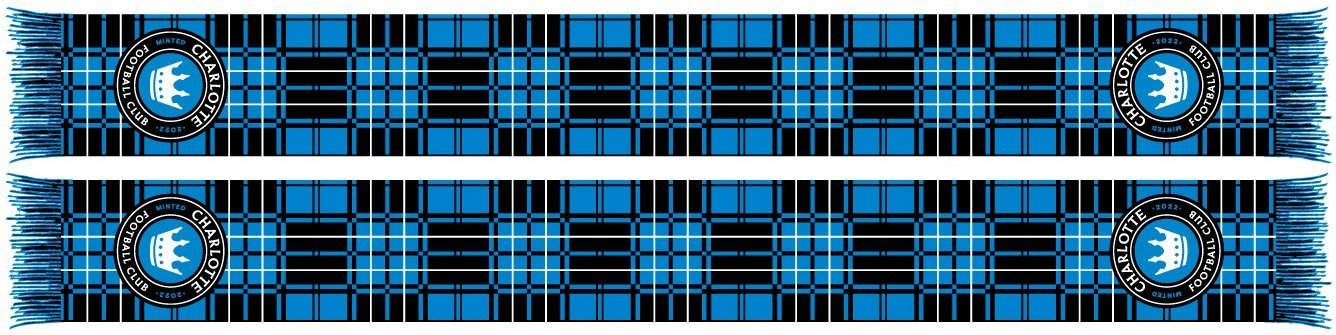 Charlotte FC Scarf Tartan design