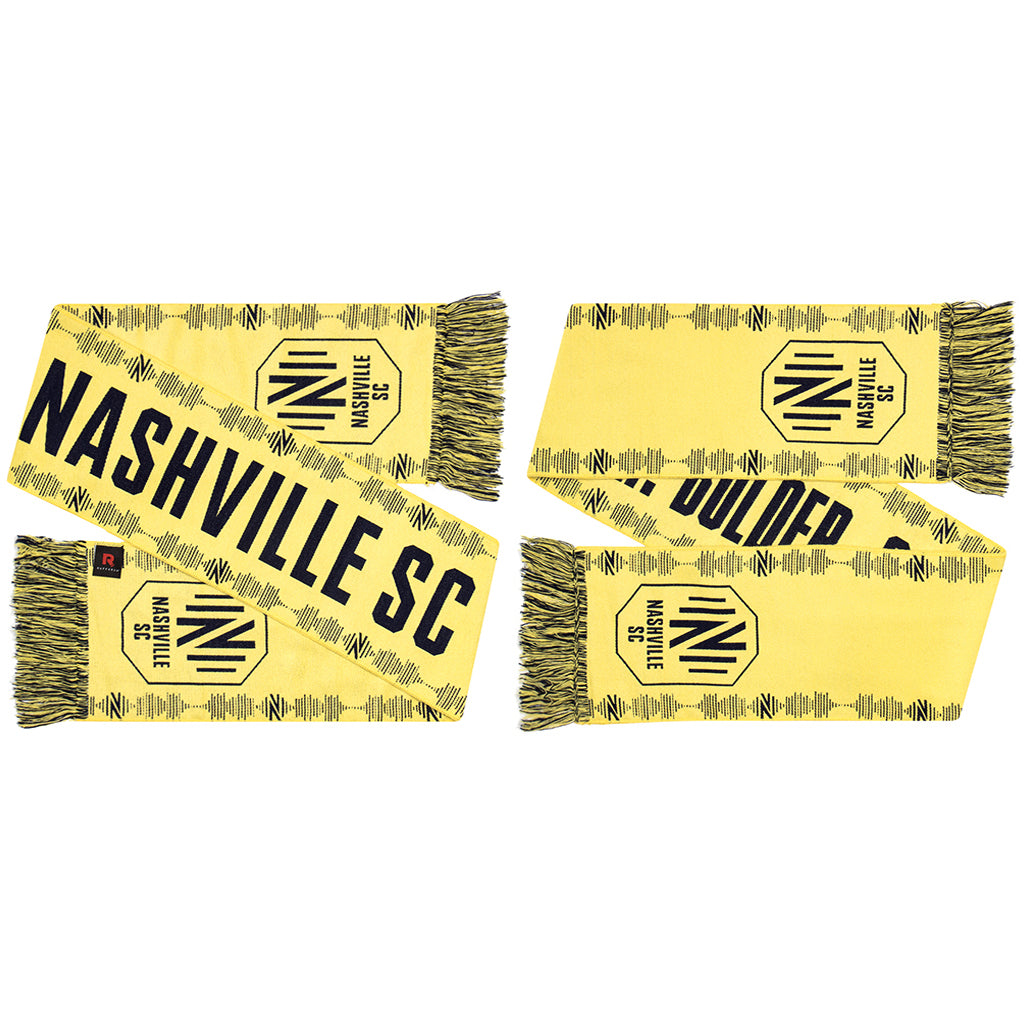 NASHVILLE SC SCARF - CLOSER. BOLDER. GOLDER. (HD WOVEN)