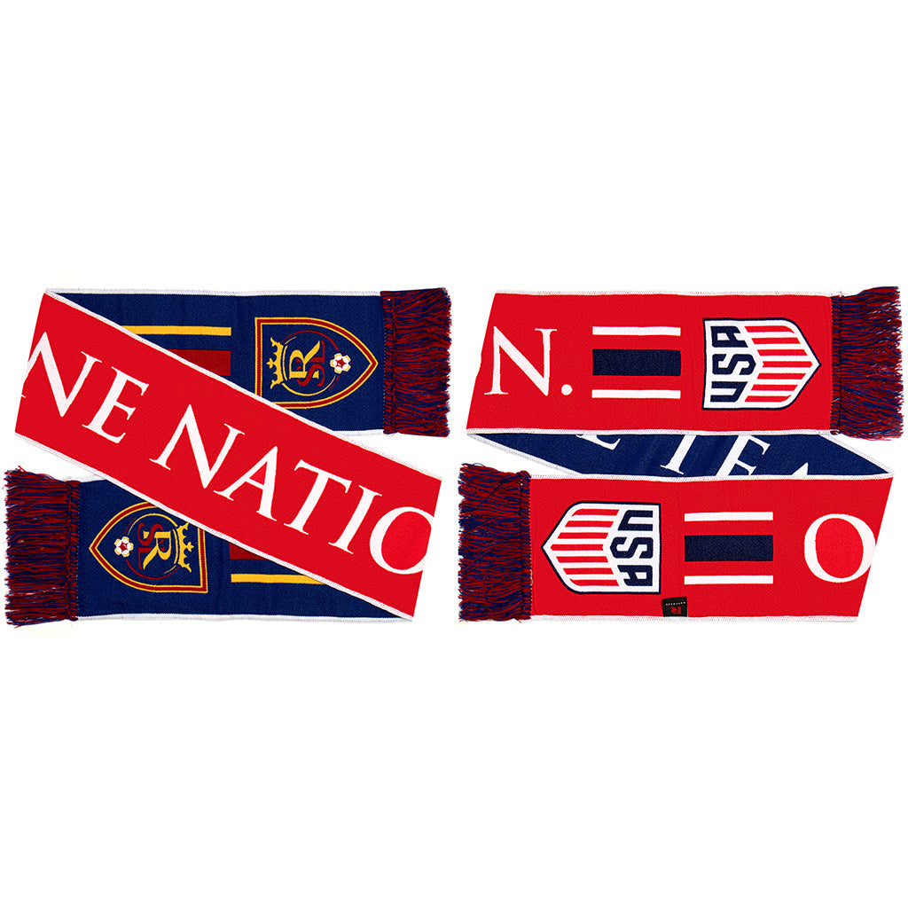 REAL SALT LAKE SCARF - One Nation. One Team. (HD Woven)