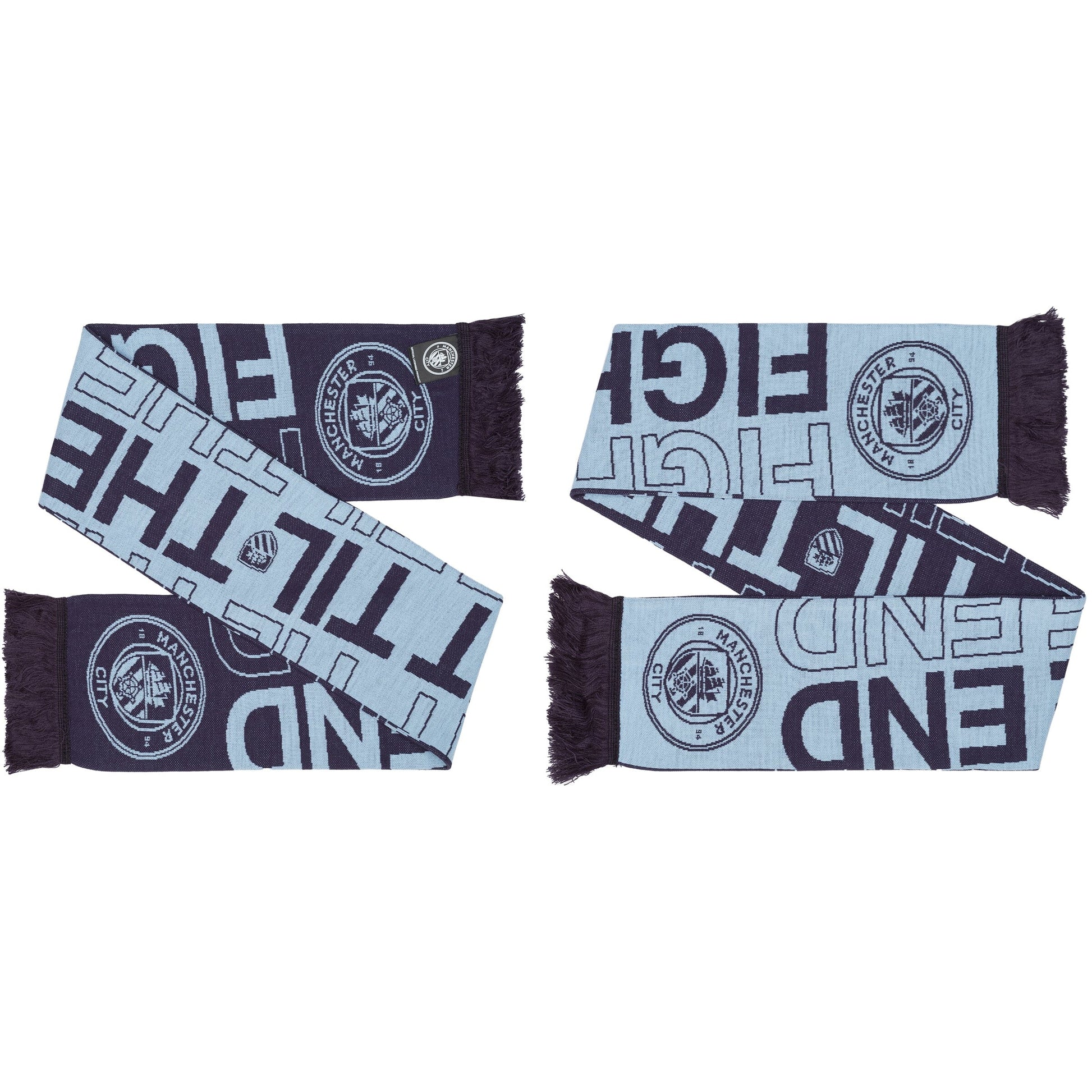 Manchester City Two Tone Fight Til the End Scarf