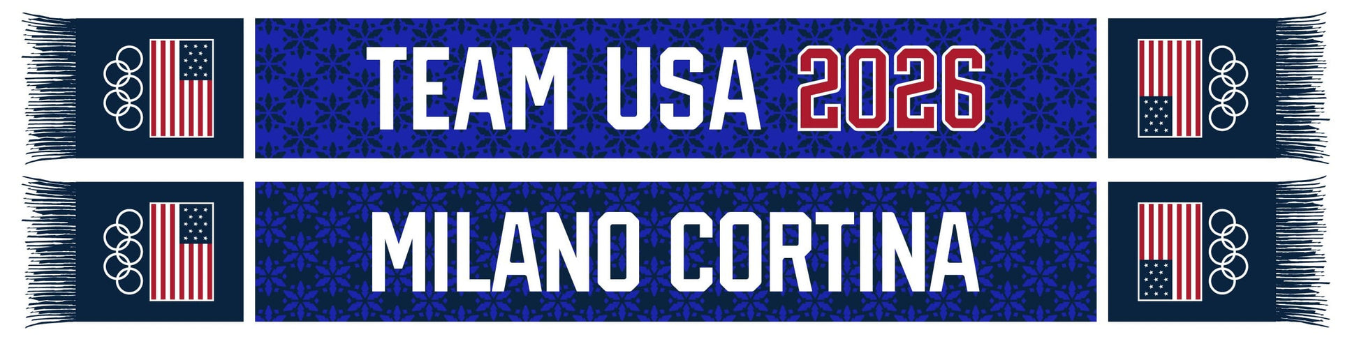 Olympics Team USA Snowflake Scarf