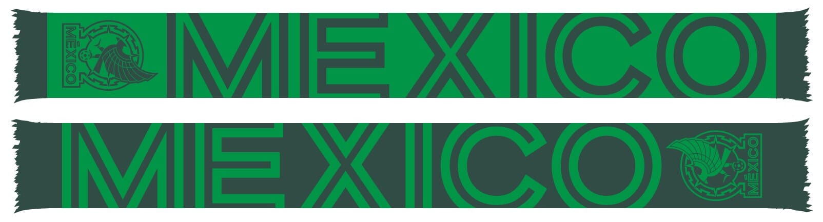 Mexican Football Federation Monochrome Scarf