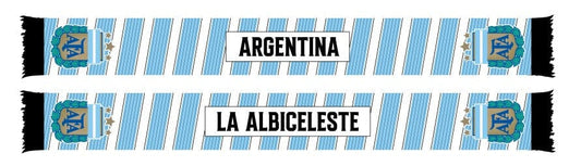 Argentine Football Association Tour Design Blue Scarf