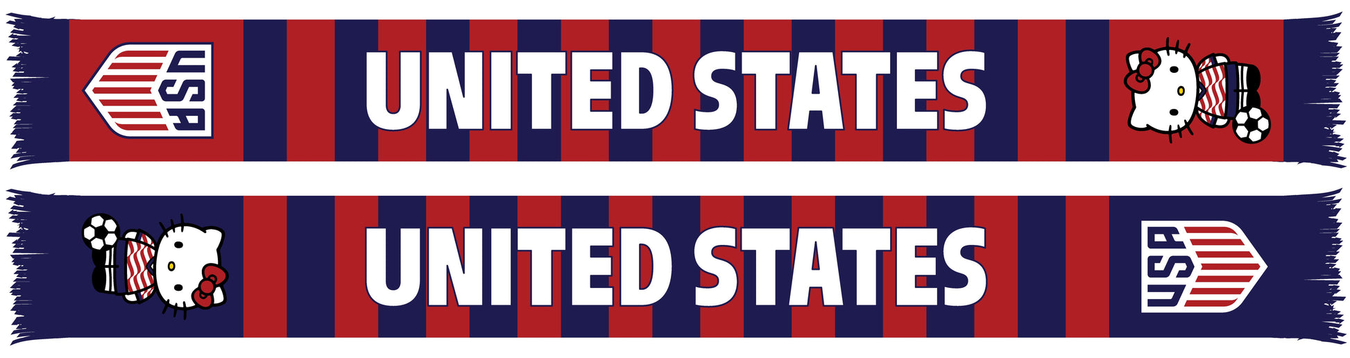 US SOCCER Hello Kitty Bar Scarf