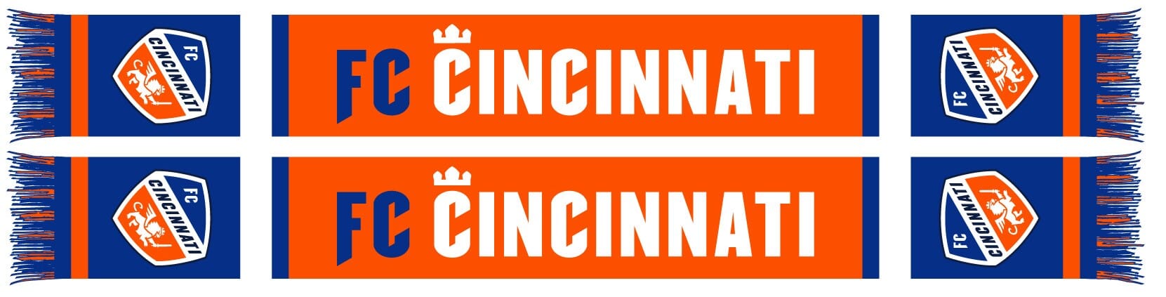 Peg Ruff Cincinnati FC Cincinnati Primary Scarf – Ruffneck Scarves