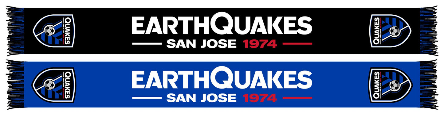 San Jose Earthquakes Two Tone Scarf