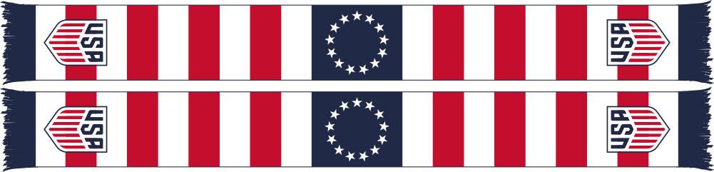 US SOCCER SCARF - Colonial - Ruffneck Scarves - 1