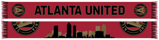 ATLANTA UNITED SCARF - Tri-Color Skyline (HD Knit)