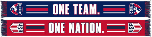 FC DALLAS SCARF- One Nation. One Team. (HD Woven)