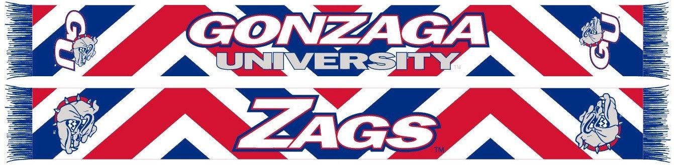 GONZAGA BULLDOGS SCARF - Ruffneck Scarves - 1