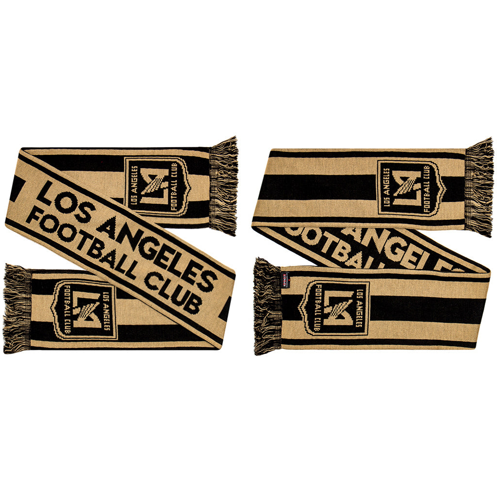 LAFC SCARF - BLACK AND GOLD INVERSE