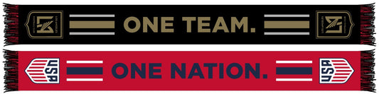 LAFC SCARF- One Nation. One Team. (HD Woven)