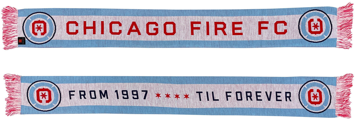 CHICAGO FIRE FC SCARF - From 1997 Til Forever (HD Knit)