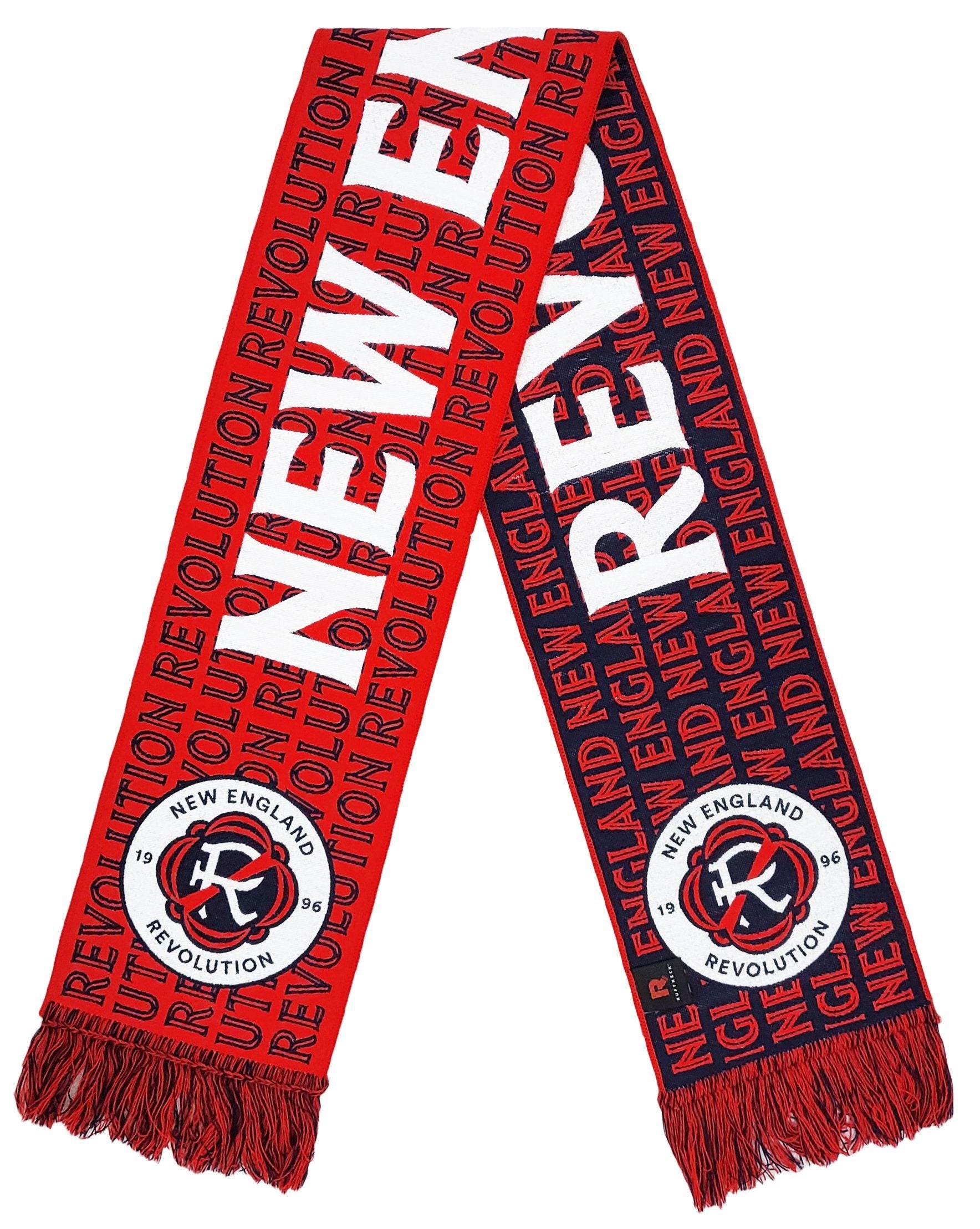 NEW ENGLAND REVOLUTION SCARF - Scroll (HD Woven) – Ruffneck Scarves