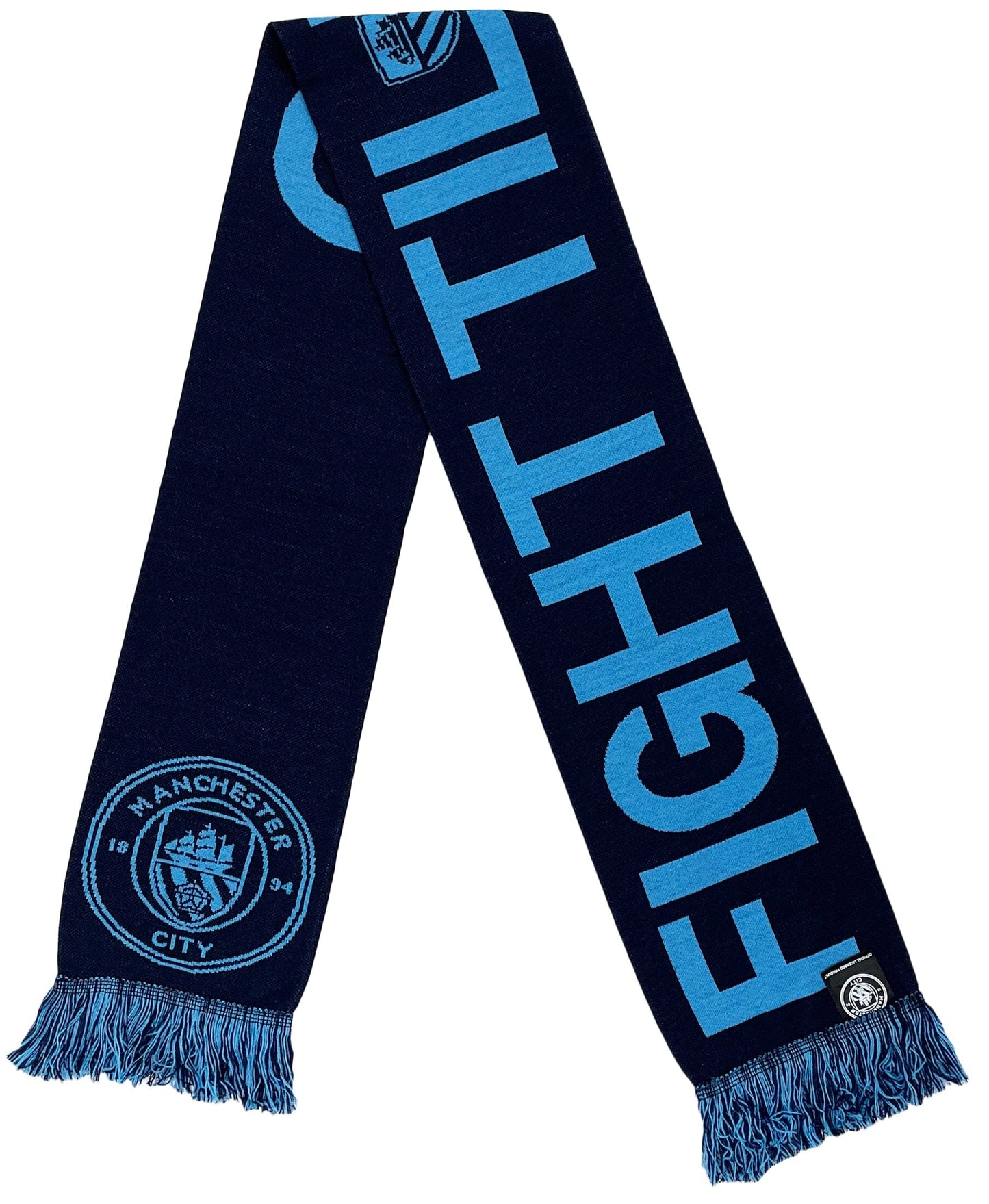 Manchester City Scarf - Fight Til The End (HD Knit)
