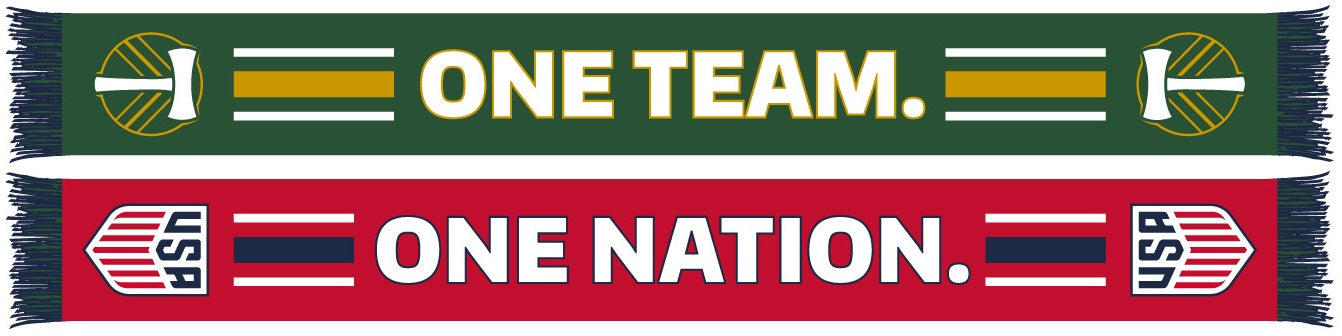 PORTLAND TIMBERS- One Nation. One Team. (HD Woven)