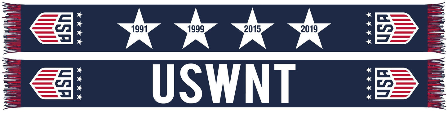 USWNT SCARF - 4 Stars Navy