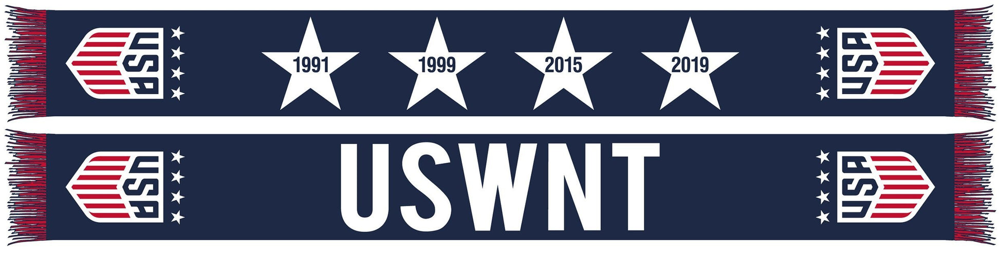 USWNT SCARF - 4 Stars Navy